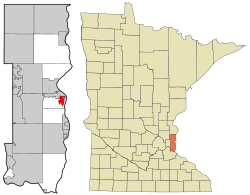 Location of Bayport, Wash Co, Minnesta, USA